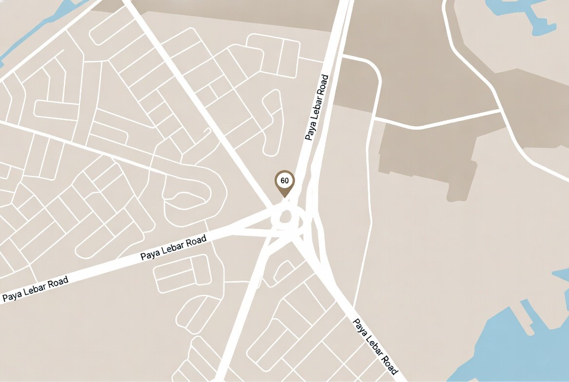 Map of 60 Paya Lebar Road, Paya Lebar Square, Singapore.